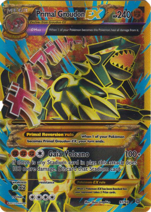 Primal Groudon-EX - 97/98 | XY - Ancient Origins