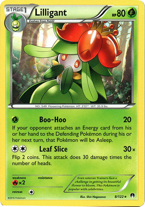 Lilligant - 8/122 - Rare | XY - BREAKPoint