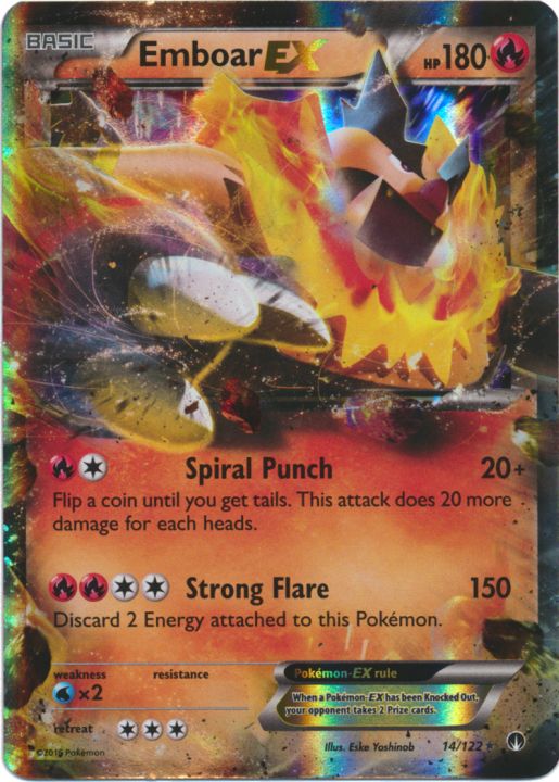 Emboar-EX - 14/122 - Holo Rare ex | XY - BREAKPoint