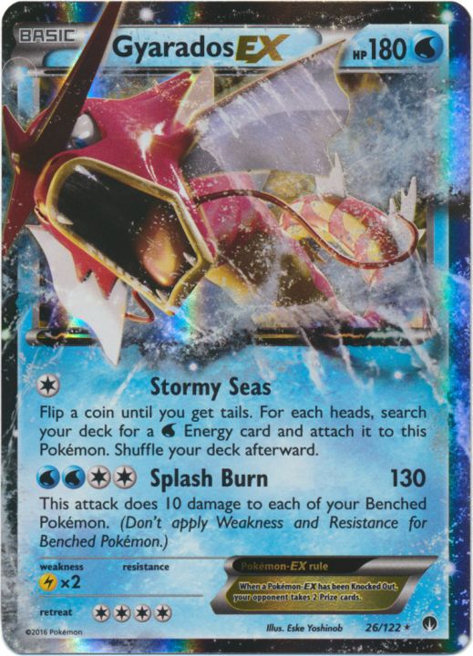 Gyarados-EX - 26/122 - Holo Rare ex | XY - BREAKPoint