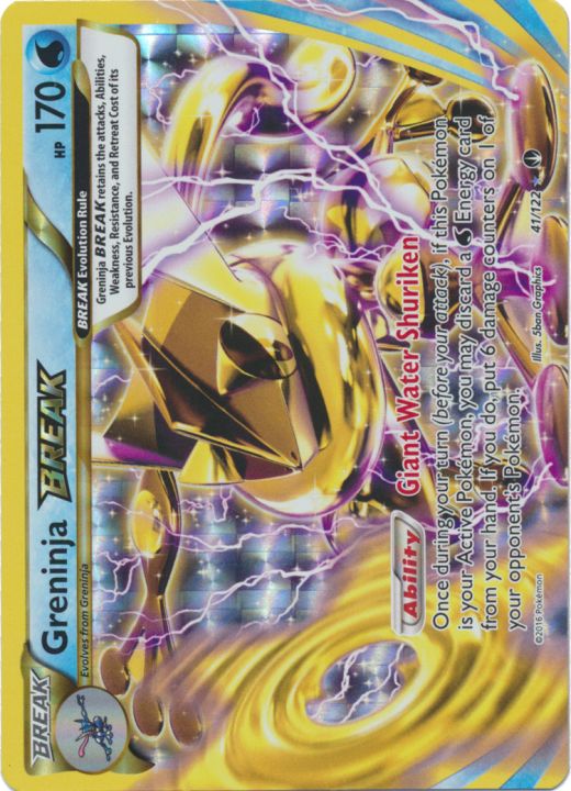 Greninja-Break - 41/122 - Rare Break | XY - BREAKPoint