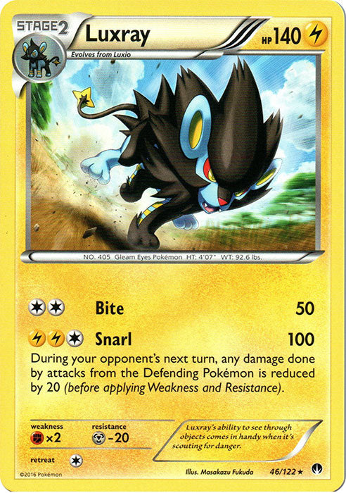 Luxray - 46/122 - Rare | XY - BREAKPoint