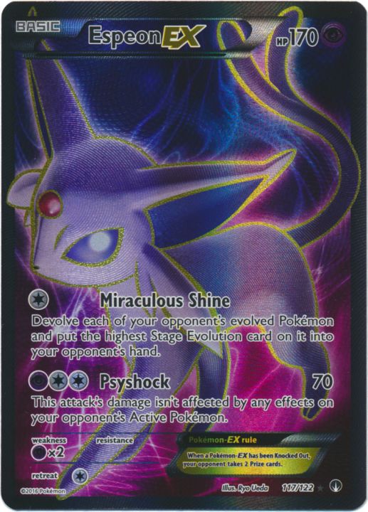 Espeon-EX - 117/122 - Full Art Ultra Rare | XY - BREAKPoint
