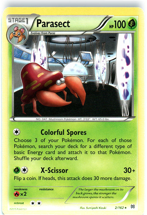Parasect - 2/162 - Rare | XY - BREAKthrough