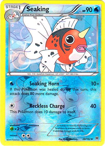 Seaking - 28/162 - Uncommon - Reverse Holo | XY - BREAKthrough