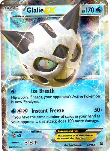 Glalie-EX - 34/162 - Holo Rare ex | XY - BREAKthrough