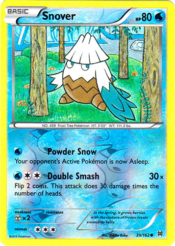 Snover - 39/162 - Common - Reverse Holo | XY - BREAKthrough