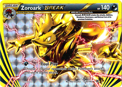Zoroark-BREAK - 92/162 - Rare BREAK | XY - BREAKthrough