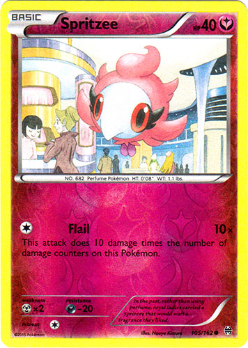 Spritzee - 105/162 - Common - Reverse Holo | XY - BREAKthrough