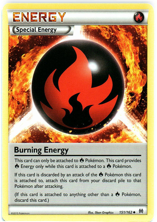 Burning Energy - 151/162 - Uncommon | XY - BREAKthrough