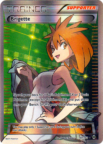 Brigette - 161/162 - Full Art Ultra Rare | XY - BREAKthrough