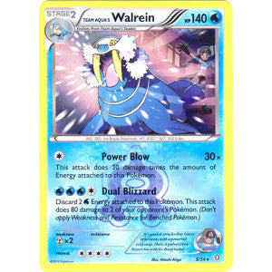 Team Aqua's Walrein - 5/34 - Holo Rare | Double Crisis