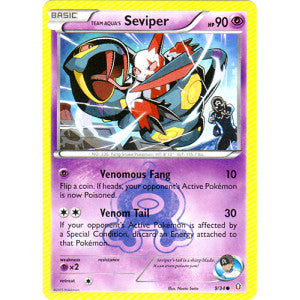 Team Aqua's Seviper - 9/34 - Common | Double Crisis