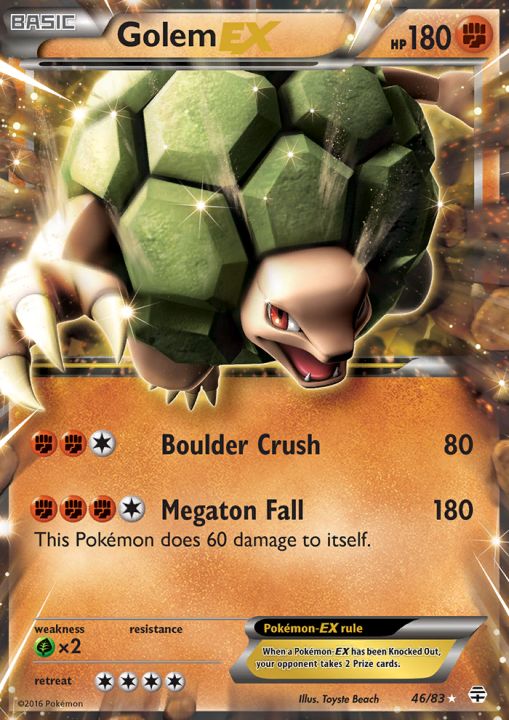 Golem-EX - 46/83 - Holo Rare ex | Generations