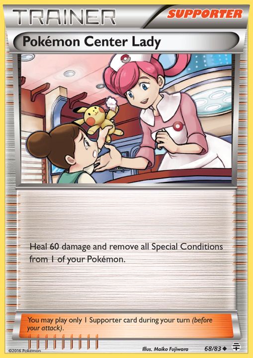 Pokemon Center Lady - 68/83 - Uncommon | Generations