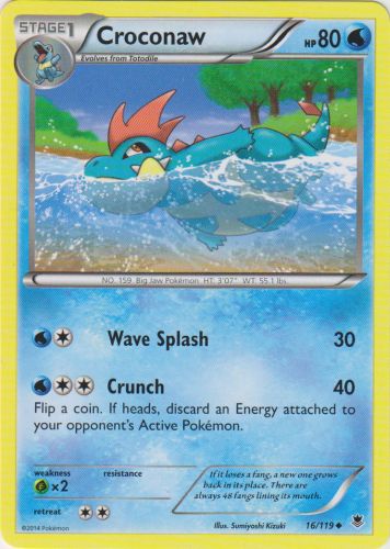 Croconaw - 16/119 - Uncommon | XY - Phantom Forces