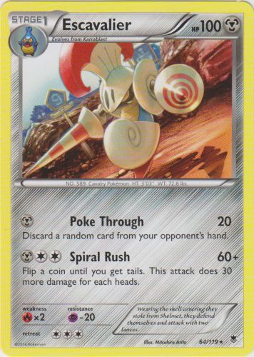Escavalier - 64/119 - Rare | XY - Phantom Forces