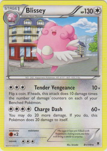 Blissey - 81/119 - Rare | XY - Phantom Forces