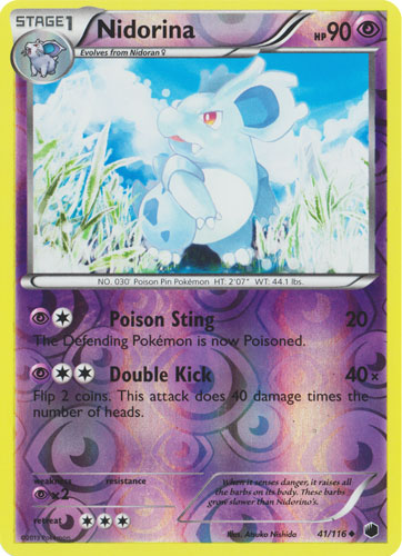 Nidorina - 41/116 - Uncommon - Reverse Holo | Plasma Freeze