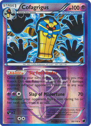 Cofagrigus - 56/116 - Holo Rare - Reverse Holo | Plasma Freeze