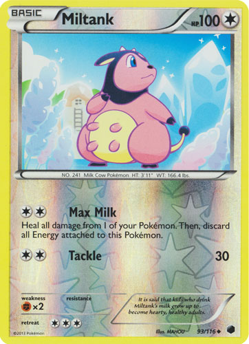 Miltank - 93/116 - Uncommon - Reverse Holo | Plasma Freeze