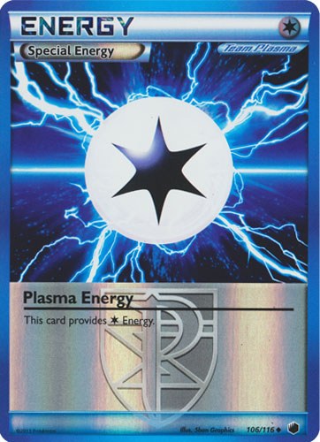 Plasma Energy - 106/116 - Uncommon - Reverse Holo | Plasma Freeze