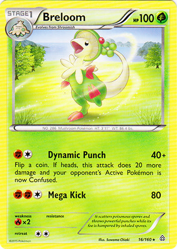 Breloom - 16/160 - Rare | XY - Primal Clash