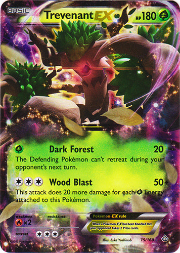 Trevenant-EX - 19/160 - Holo Rare EX | XY - Primal Clash
