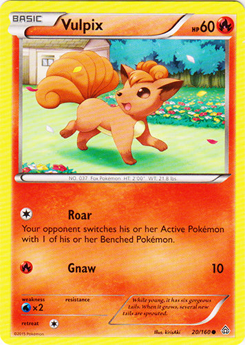 Vulpix - 20/160 - Common | XY - Primal Clash