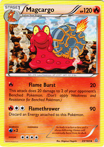 Magcargo - 23/160 - Uncommon | XY - Primal Clash