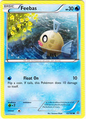 Feebas - 43/160 - Common | XY - Primal Clash