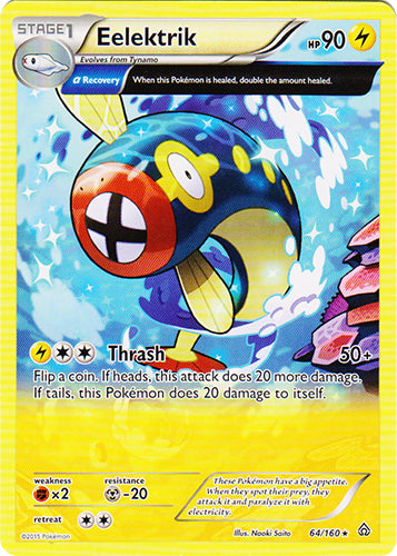 Eelektrik - 64/160 - Rare - Holo | XY - Primal Clash
