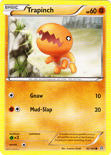 Trapinch - 82/160 - Common | XY - Primal Clash