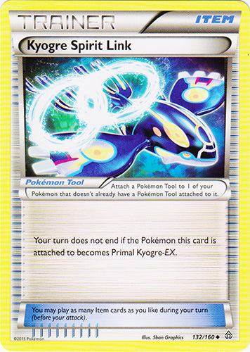 Kyogre Spirit Link - 132/160 - Uncommon | XY - Primal Clash