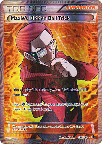 Maxie's Hidden Ball Trick - 158/160 | XY - Primal Clash