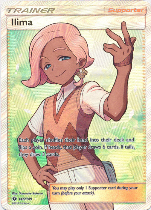 Ilima - 146/149 - Full Art Ultra Rare | SM -  Base Set
