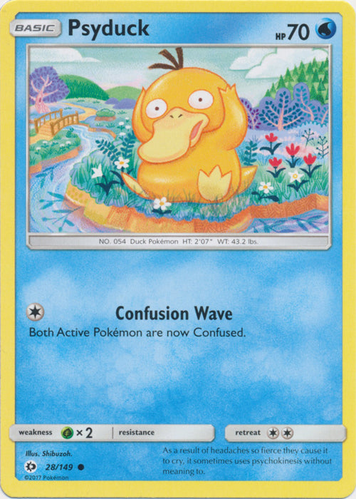 Psyduck - 28/149 - Common | SM -  Base Set