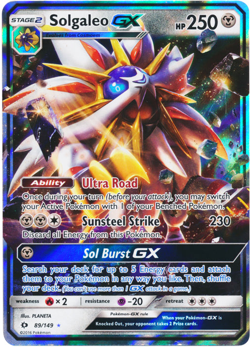Solgaleo GX - 89/149 - Ultra Rare | SM -  Base Set