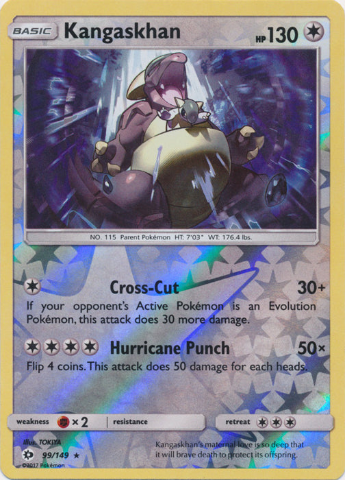 Kangaskhan - 99/149 - Holo Rare - Reverse Holo | SM -  Base Set