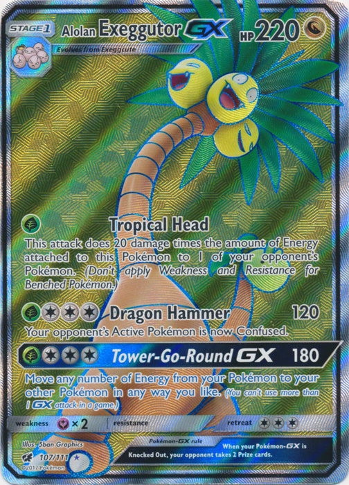 Alolan Exeggutor GX - 107/111 | SM -  Crimson Invasion