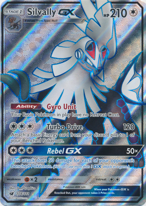 Silvally GX - 108/111 - Full Art Ultra Rare | SM -  Crimson Invasion