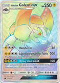 Alolan Golem GX - 113/111 - Secret Rare | SM -  Crimson Invasion