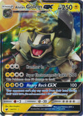 Alolan Golem GX - 34/111 - Ultra Rare | SM -  Crimson Invasion