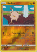 Mankey - 50/111 - Common - Reverse Holo | SM -  Crimson Invasion