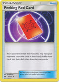 Peeking Red Card - 97/111 - Uncommon | SM -  Crimson Invasion