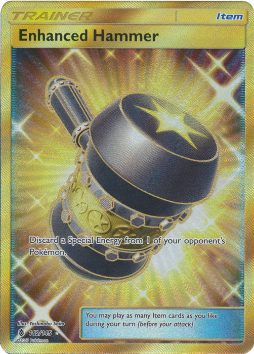 Enhanced Hammer - 162/145 - Secret Rare | SM -  Guardians Rising