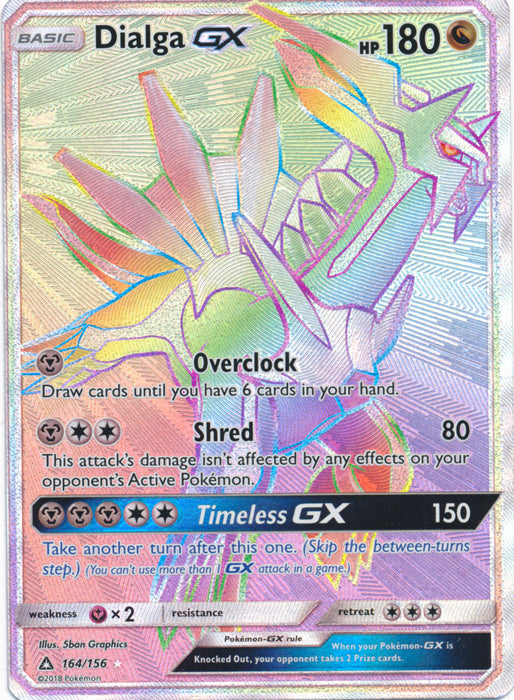 Dialga GX - 164/156 - Secret Rare | Sun and Moon Ultra Prism