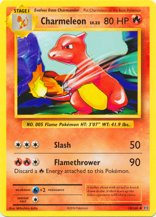 Charmeleon - 10/108 - Uncommon | XY - Evolutions