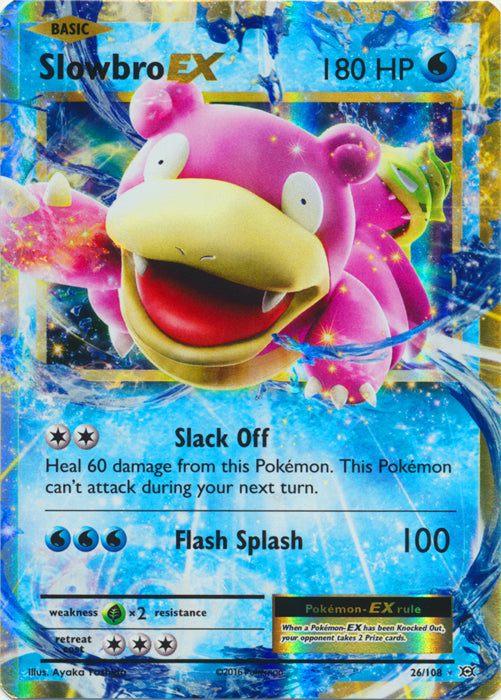 Slowbro-EX - 26/108 - Holo Rare ex | XY - Evolutions