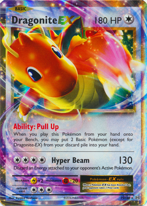 Dragonite-EX - 72/108 - Holo Rare ex | XY - Evolutions